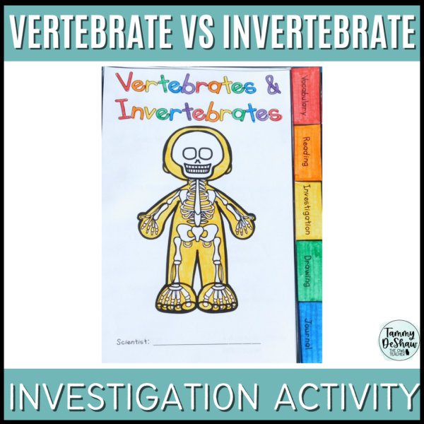 Vertebrate &amp; Invertebrate | Animal Classification | Booklet Printable ...