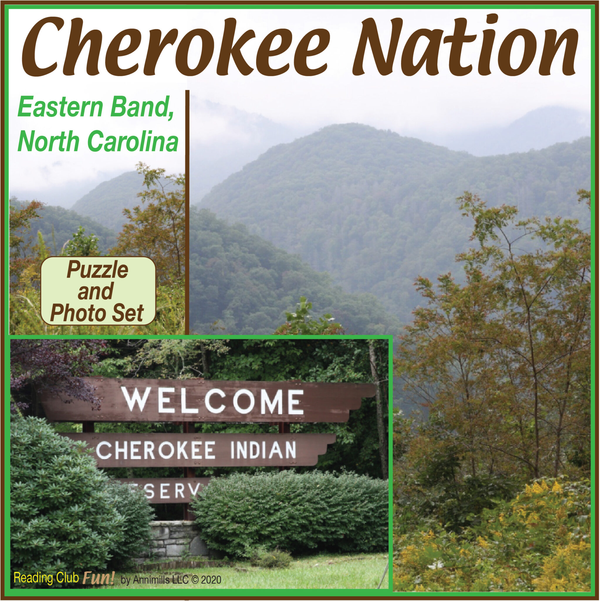Cherokee Nation (Eastern Band) Native American Heritage Puzzles