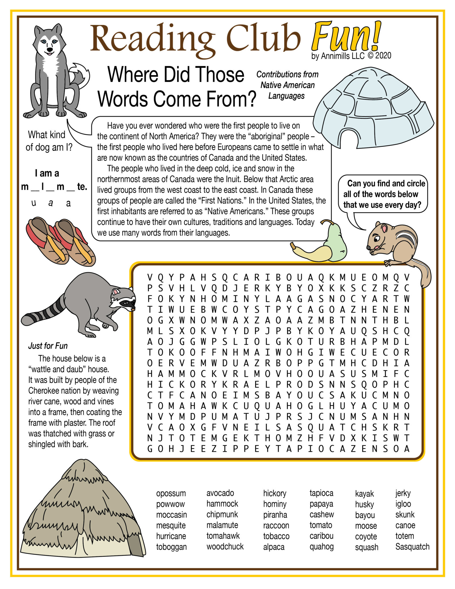 Cherokee Nation (Eastern Band) Native American Heritage Puzzles