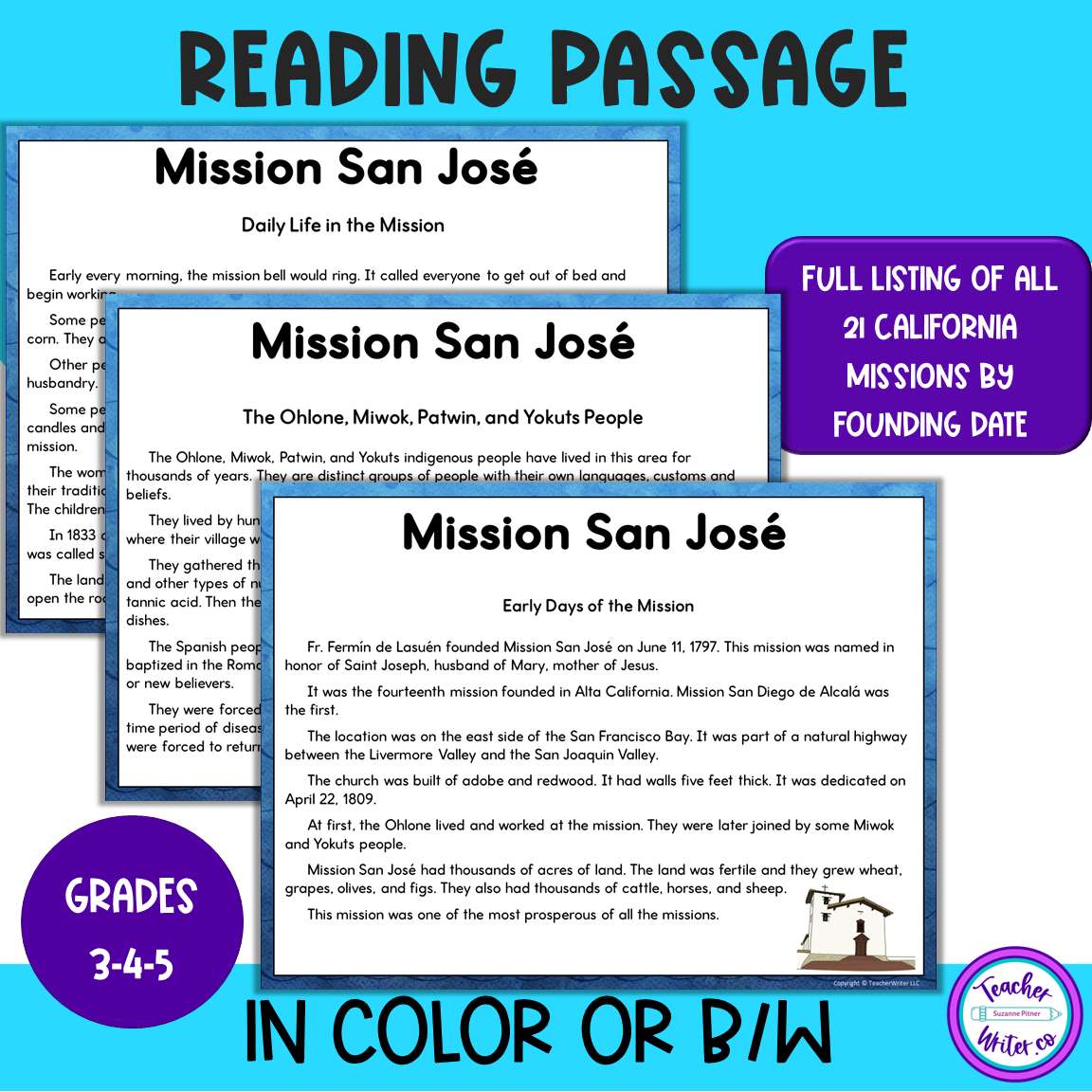 California Mission Report San Jose Made By Teachers