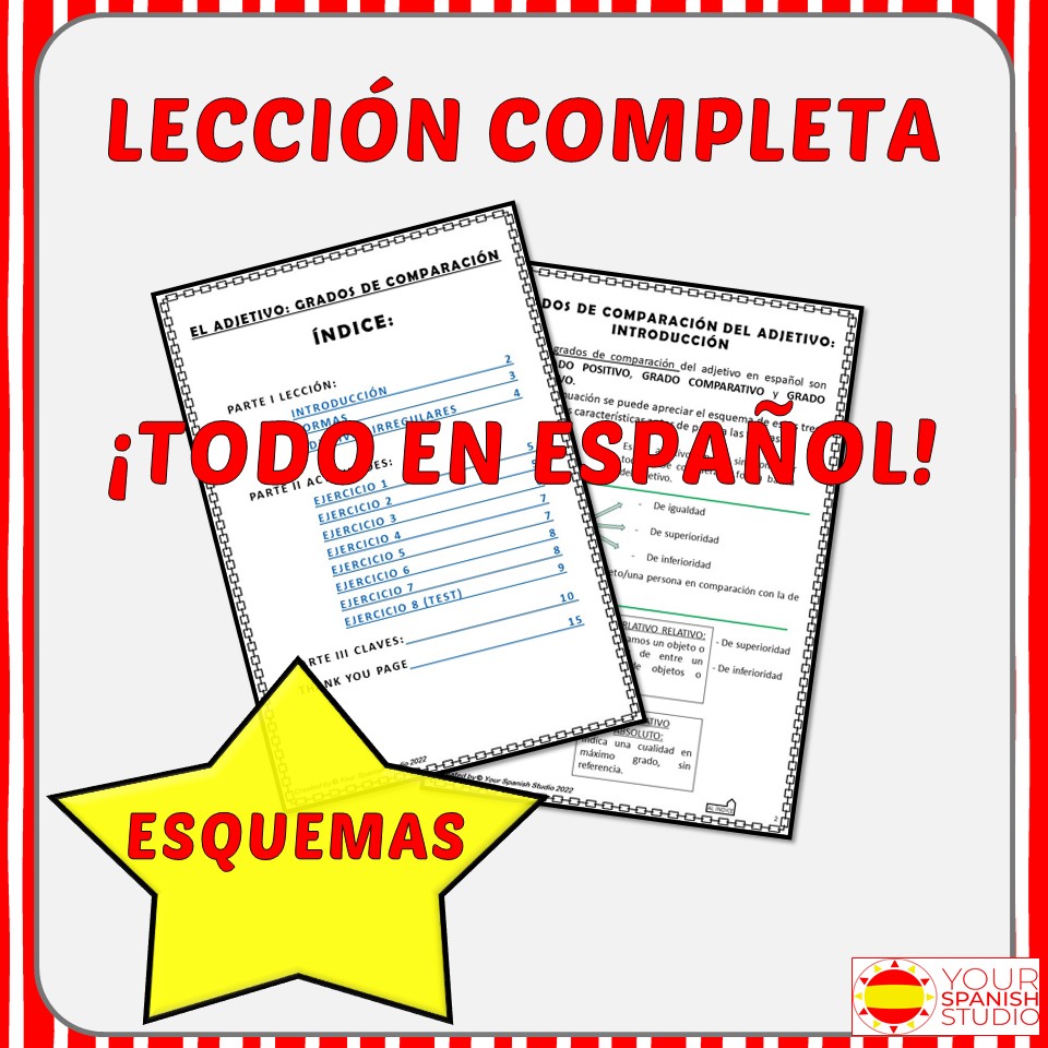degrees-of-adjectives-in-spanish-lesson-plus-8-activities-made-by