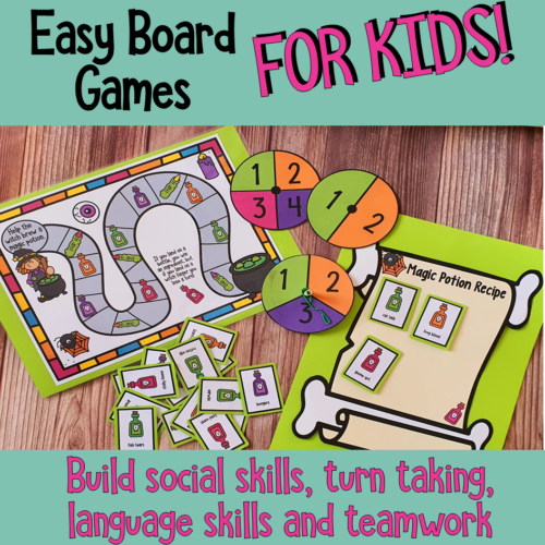 Easy Board Games for Kids in PreK and Kindergarten Made By Teachers