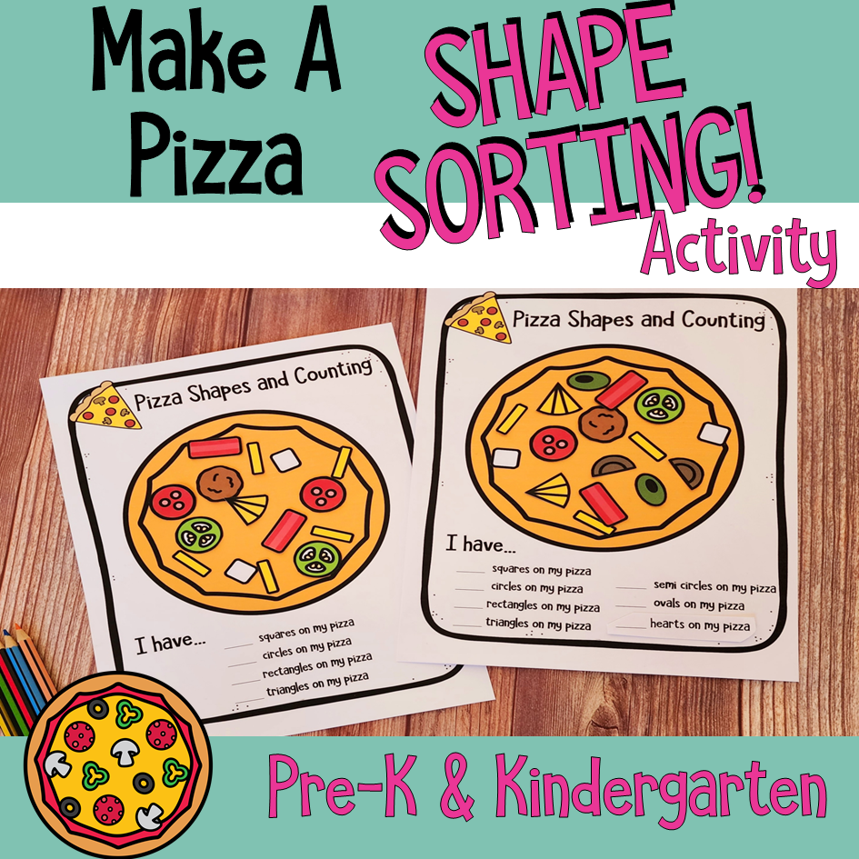 Make a Pizza Shape Sorting and Counting Activity Made By Teachers