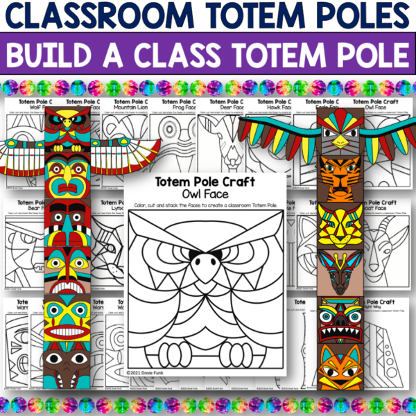 Classroom Totem Pole Craft Project | Made By Teachers