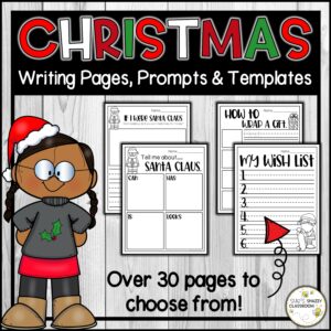 Christmas Writing Pages, Prompts and Templates - Creative Writing Activities