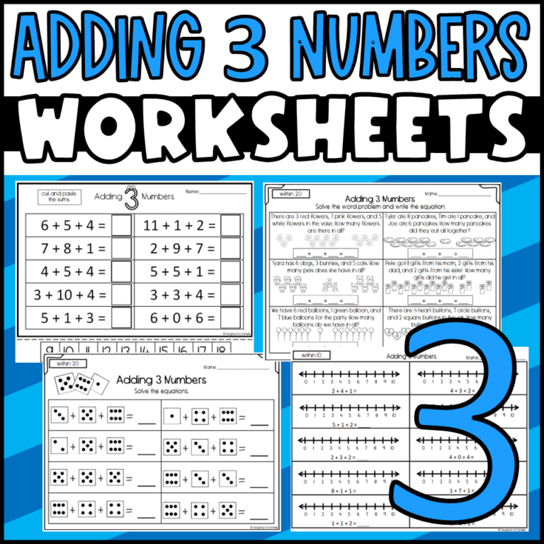 Comparing Numbers Worksheets: Greater than, Less than, Equal to | Made