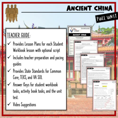 Ancient China Unit Bundle- Reading Passages, Activities, PowerPoint ...