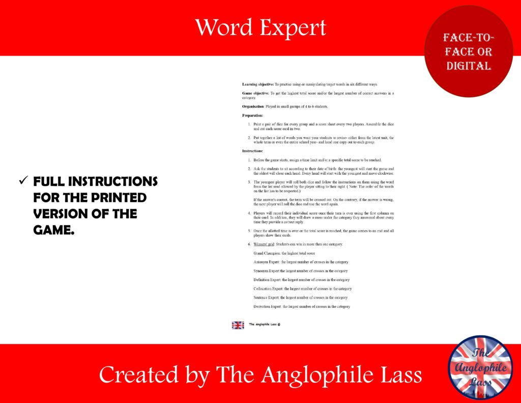 Synonyms and antonyms Suffixes Powerpoint and printable dice game Made By Teachers