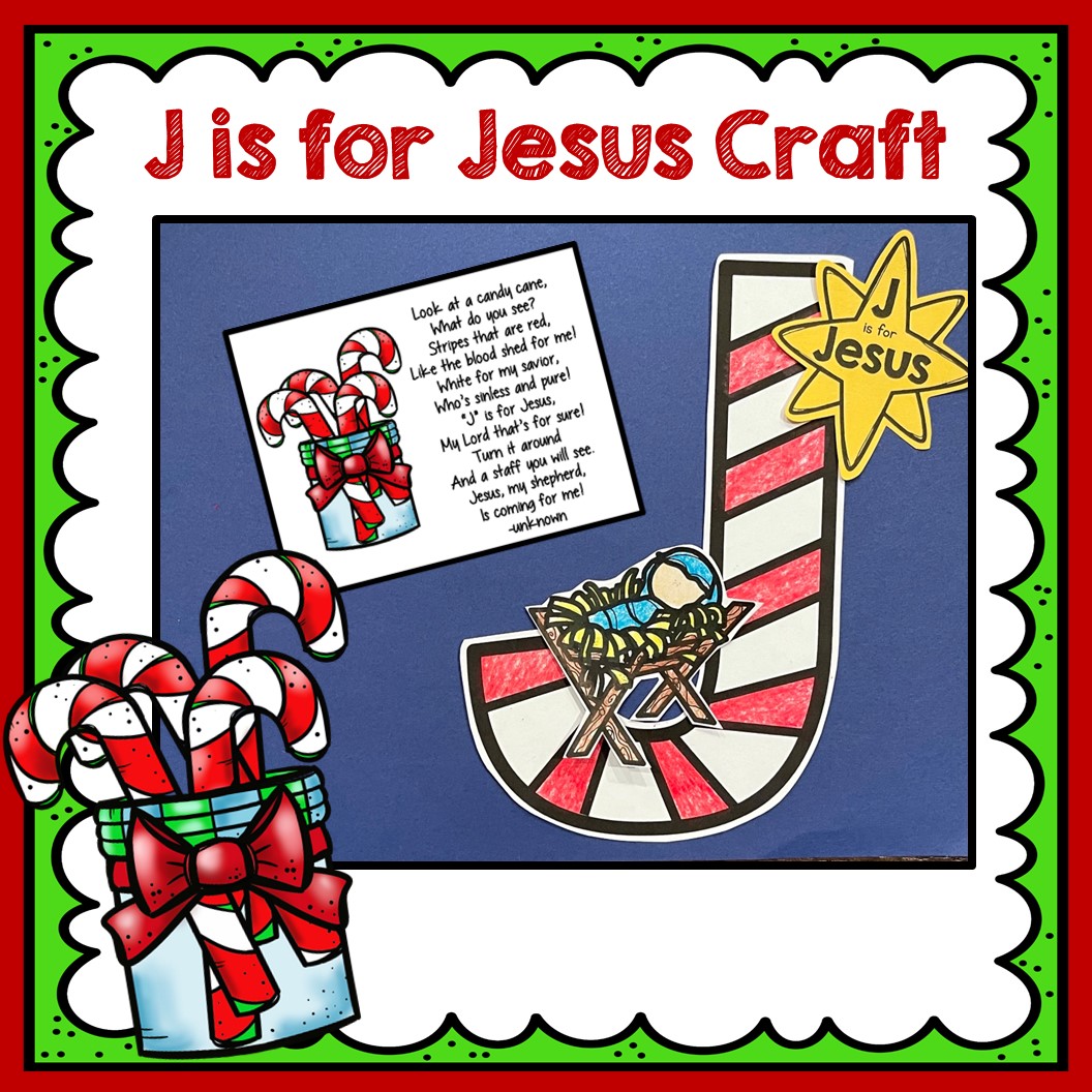 Jj is for Jesus Craft, Christmas Craft | Made By Teachers jj-is-for-jesus-craft-christmas-craft-made-by-teachers