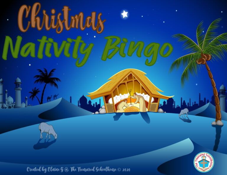 Nativity Bingo Game for Christmas Made By Teachers
