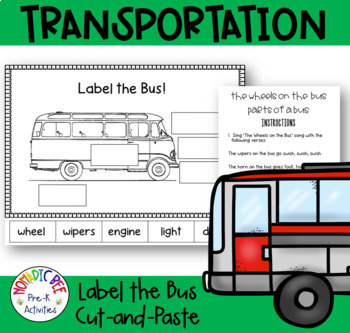 Label the Bus! Cut-and-Paste Printable