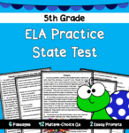 5th Grade ELA Practice State Test BUNDLE: State Test Prep | Made By ...