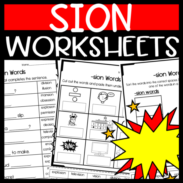 SION Worksheets Made By Teachers