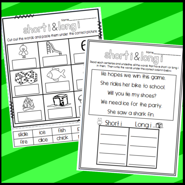 long-i-and-short-i-worksheets-cut-and-paste-sorts-cloze-and-more