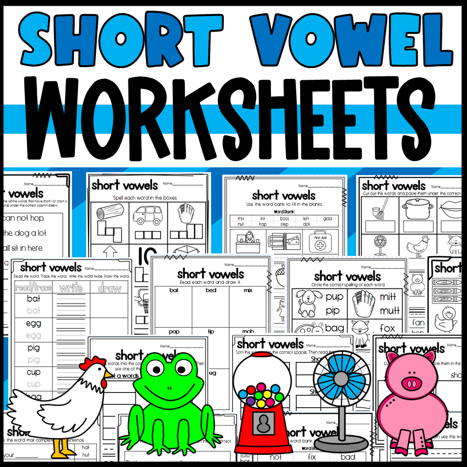 Short Vowel Worksheets Made By Teachers