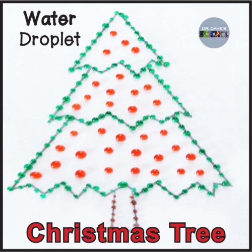 Christmas Science Activity Water Drop Christmas Trees Made By Teachers