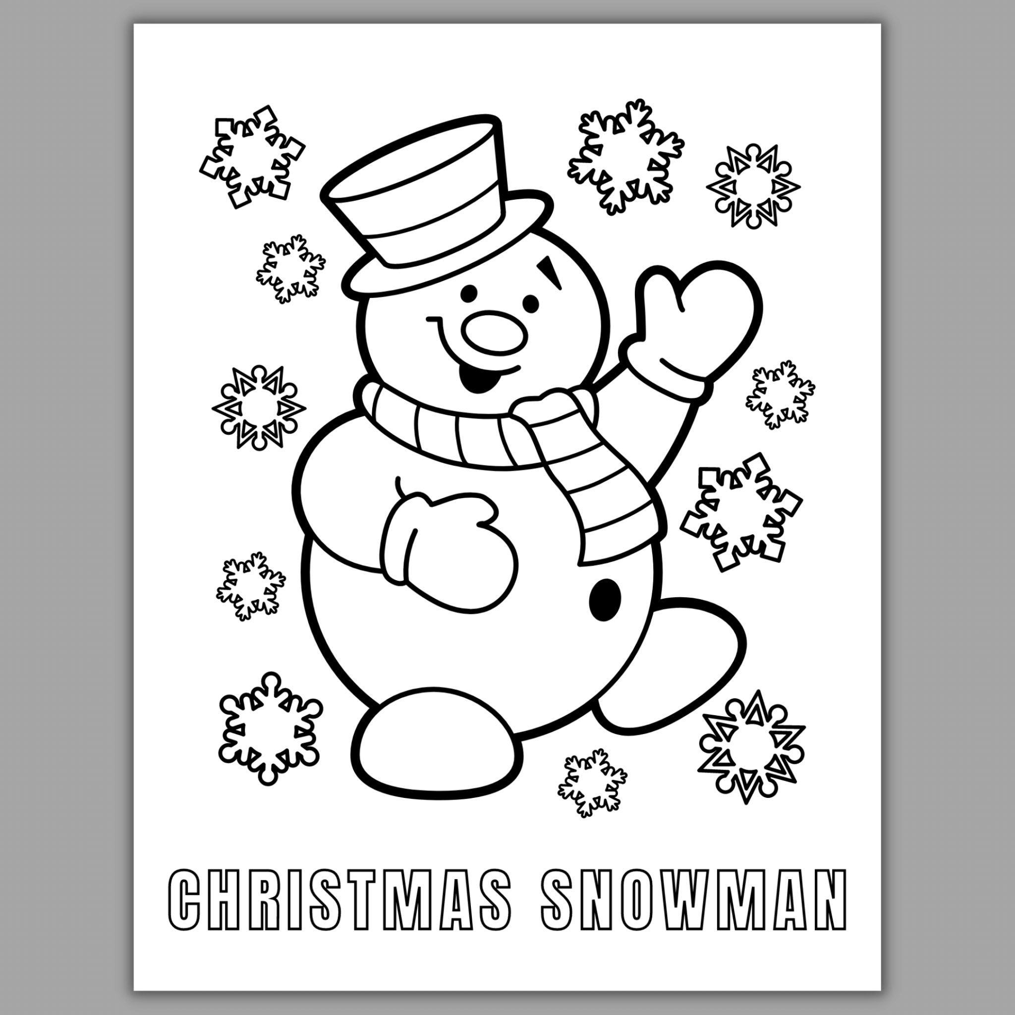 Christmas Coloring Pages, Christmas Crafts, Fun Activity, NO PREP