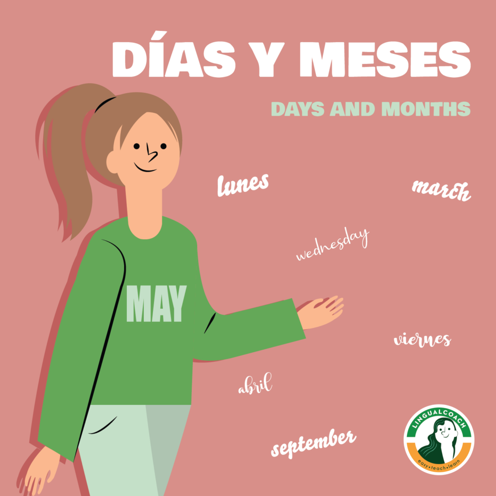 Spanish Days Of The Week And Months D as Y Meses Ebook Practices