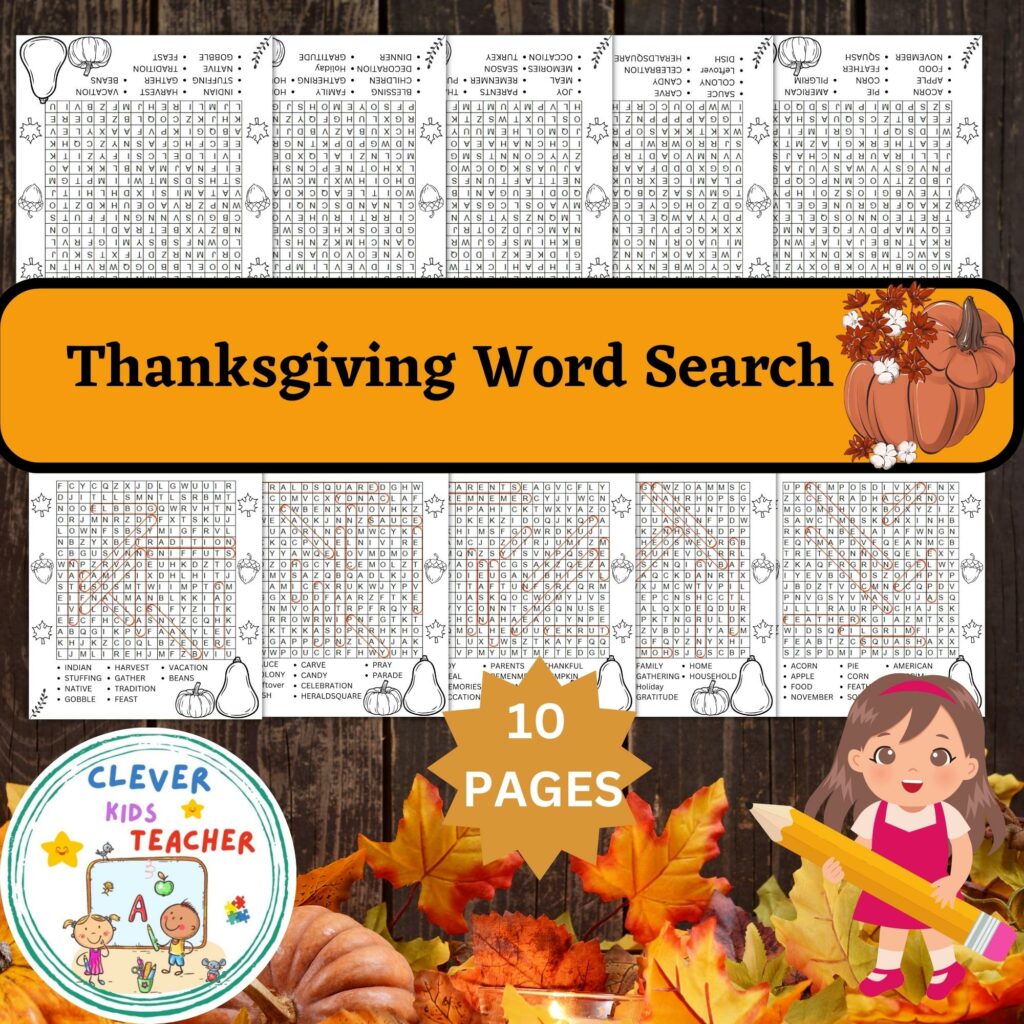 Turkey In Disguise Word Search | Thanksgiving Word Search Coloring ...