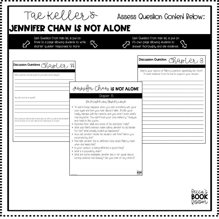 Jennifer Chan Is Not Alone - Comprehension & Discussion Questions ...