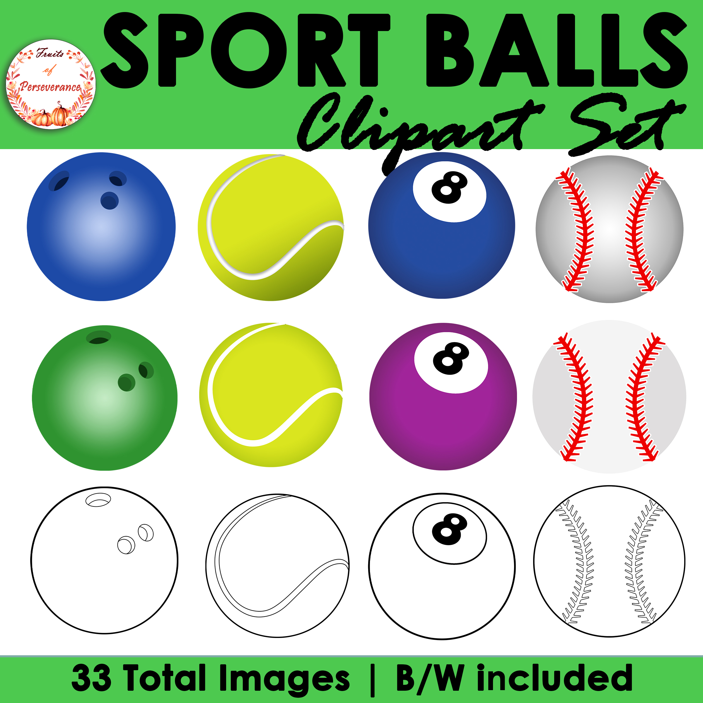 Sport Balls Clipart Football Basketball Soccer Tennis Beach Balls