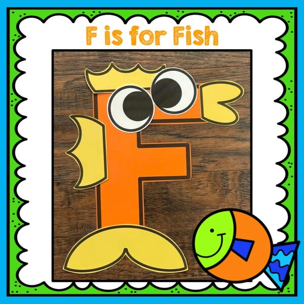 Letter F Craft, Ff is for Fish, Fish Craft | Made By Teachers