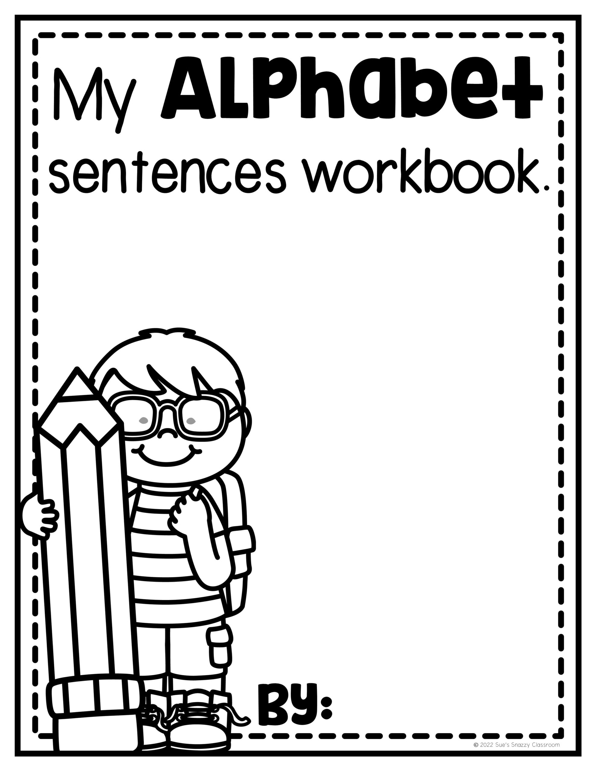 Alphabet Sentences and Fluency ABC Letter Reading & Writing Practice