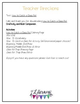 How to Catch a Class Pet Book Companion | Made By Teachers