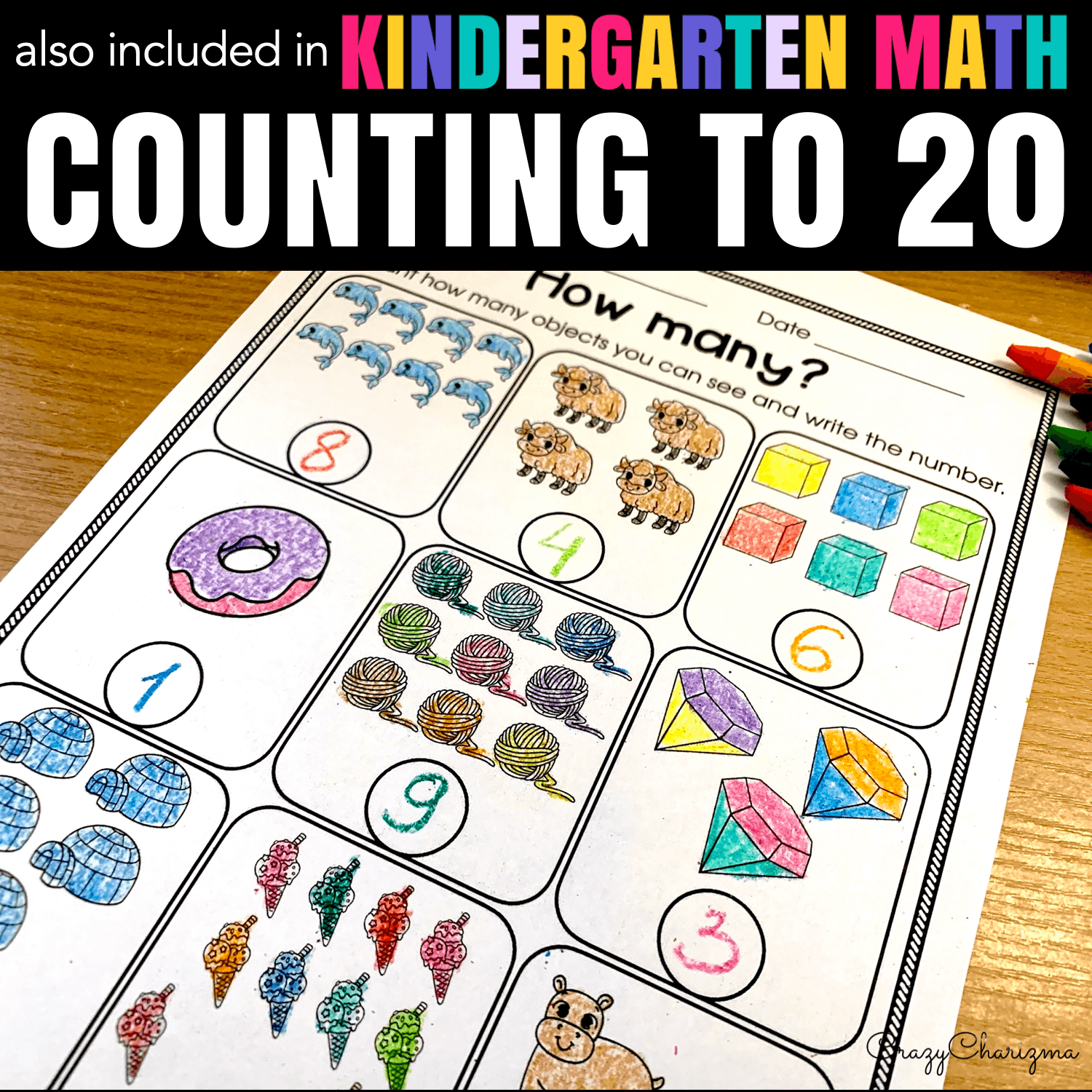 Numbers To 20 Counting Teen Numbers Worksheets Made By Teachers