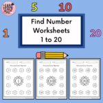 Number 1-20 Find and Color Worksheets | Made By Teachers