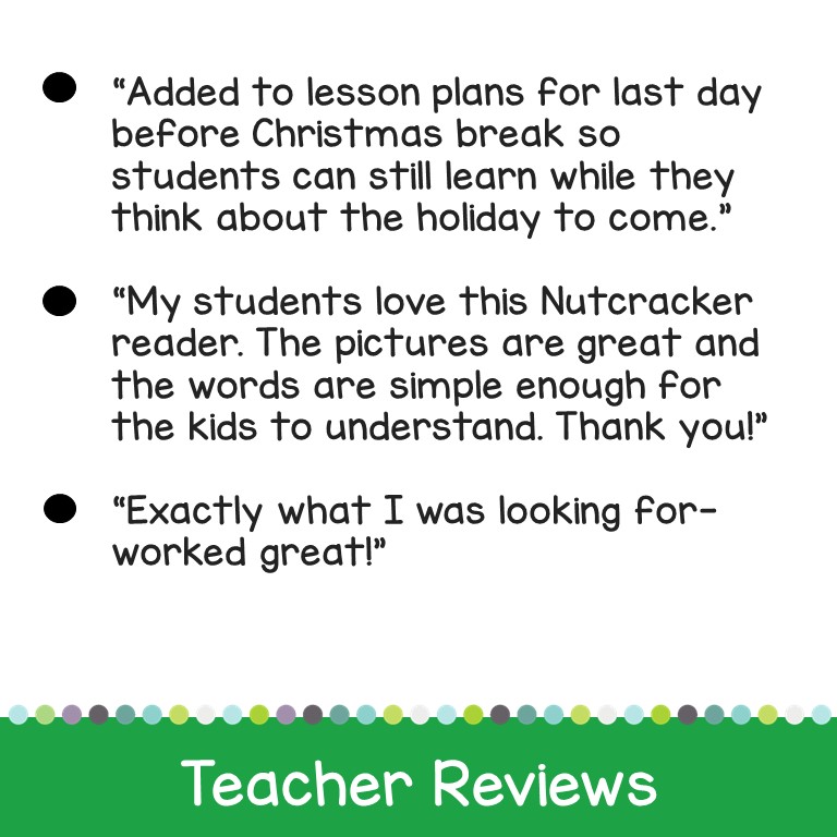 The Nutcracker Simplified Christmas Reader Printable & Boom Cards