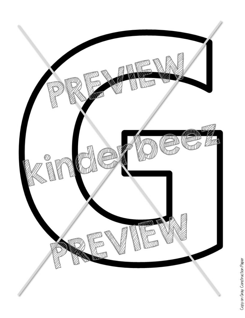 Letter G Craft, Gg is for Goat, Goat Craft - Made By Teachers