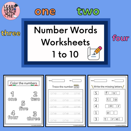Numbers 1-10 Trace and Write Worksheets - Made By Teachers