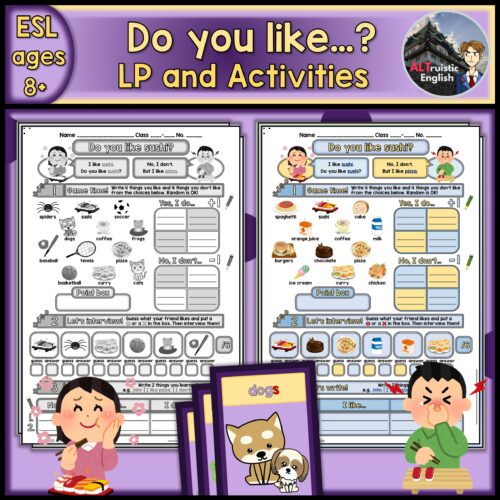 ESL Do you like Full Lesson Interactive English Grammar Games and