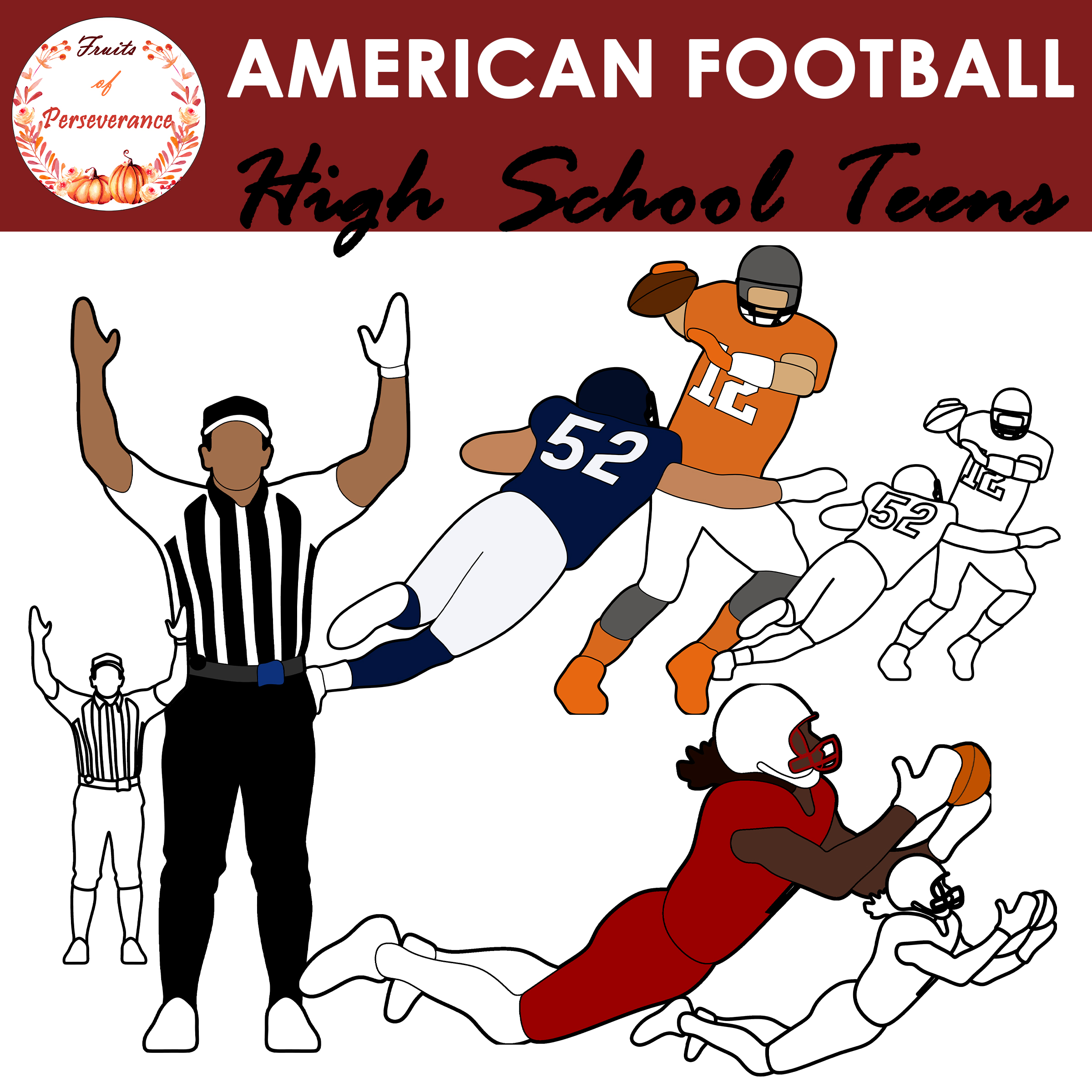 Football Player Clipart Tackle Shop