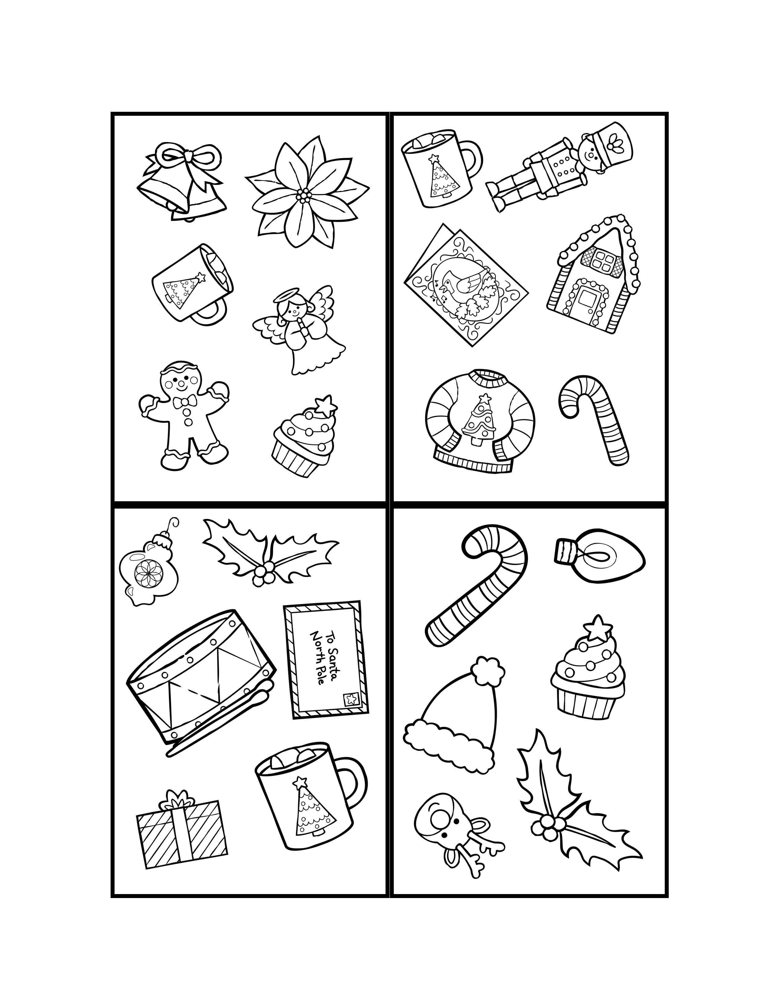 Christmas Find it Fast Card Game Made By Teachers