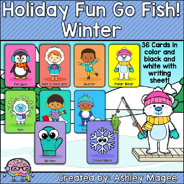 Seasonal Fun Go Fish Game - Winter Themed Game | Made By Teachers seasonal-fun-go-fish-game-winter-themed-game-made-by-teachers