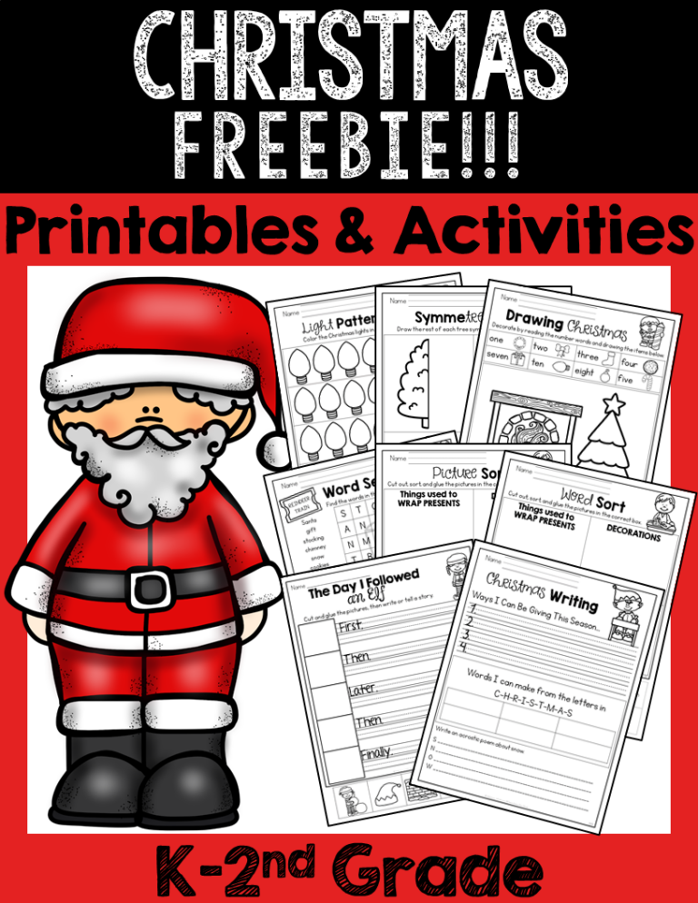 Christmas Printables {FREEBIE} - Made By Teachers