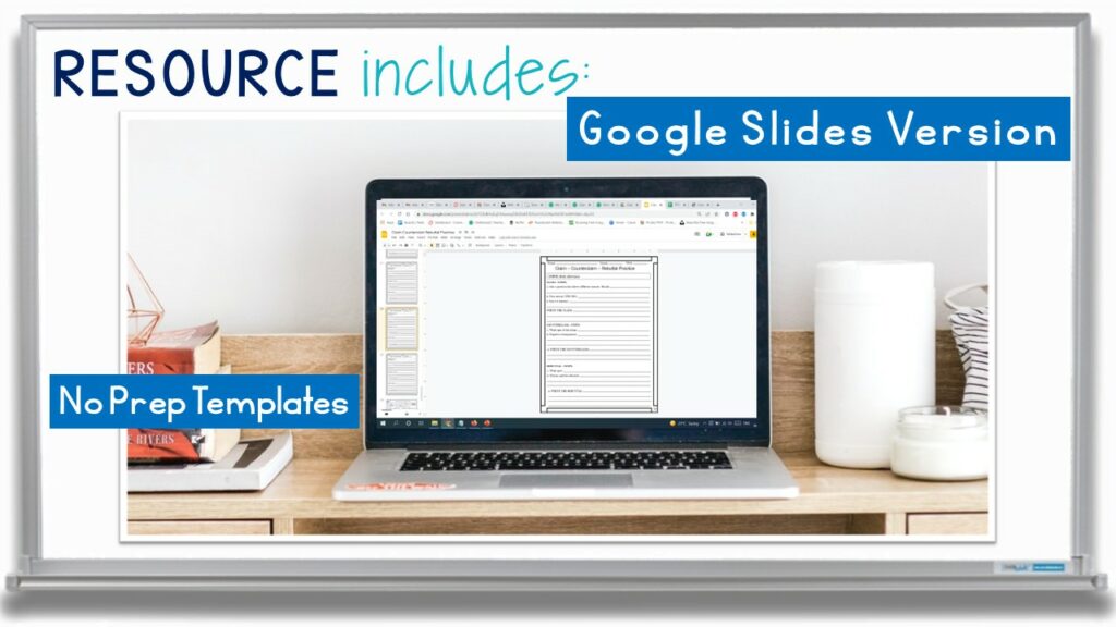 Claim, Counterclaim, Rebuttal Paragraph Writing Guide with Practice