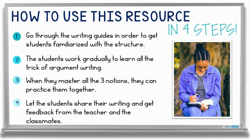 Claim, Counterclaim, Rebuttal Paragraph Writing Guide with Practice