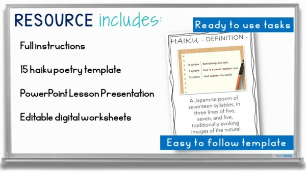 Haiku Poetry Lesson - How to Write A Haiku Poem Guide and Picture ...