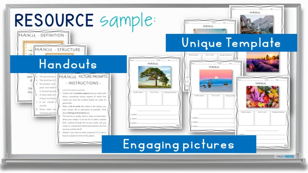 Haiku Poetry Lesson - How to Write A Haiku Poem Guide and Picture ...