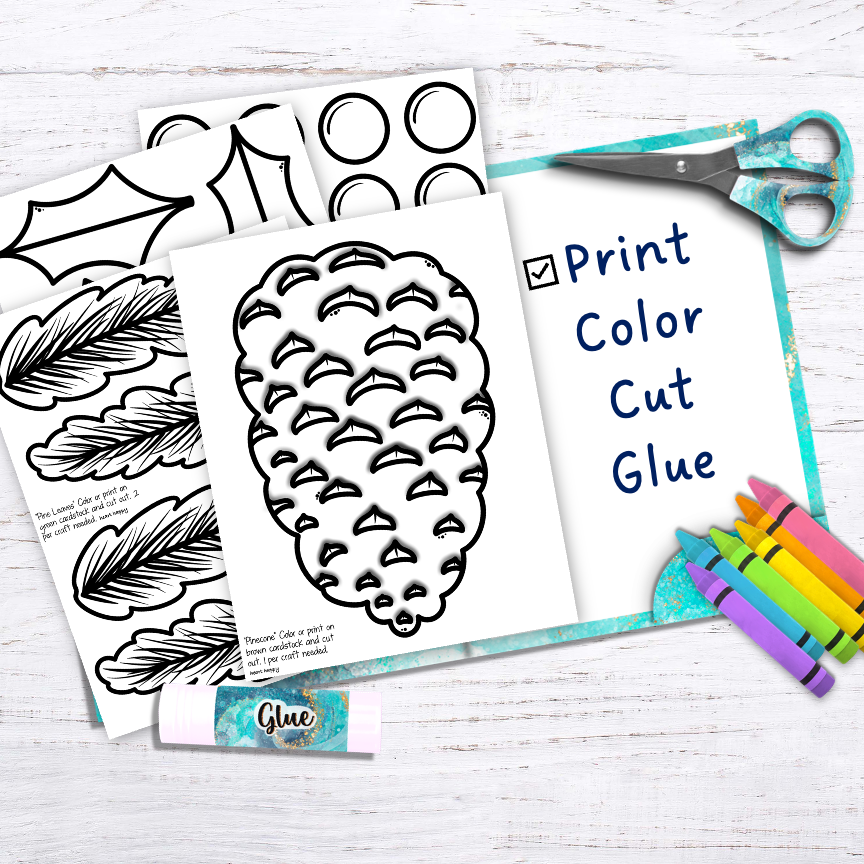 Winter Pinecone Craft | Made By Teachers
