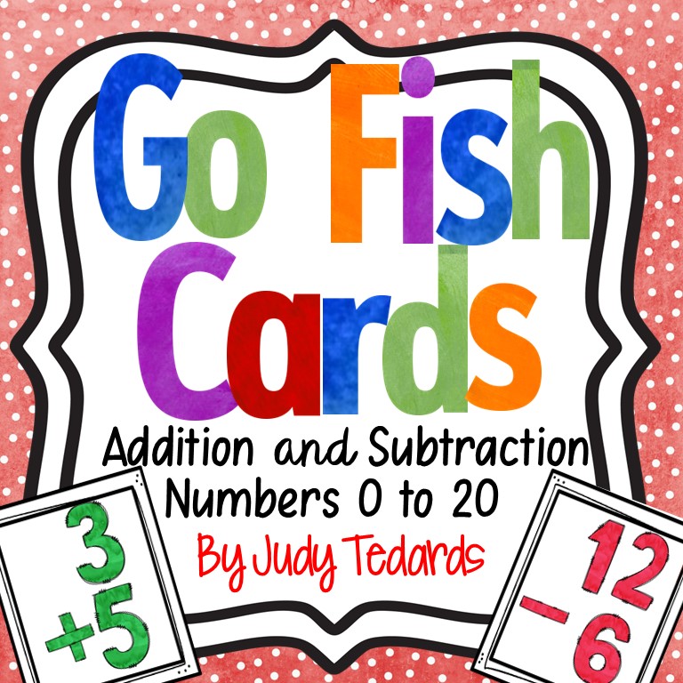 go-fish-addition-and-subtraction-made-by-teachers for Free Printable Go Fish Card Game GO FISH Addition and Subtraction | Made By Teachers for Free Printable Go Fish Card Game