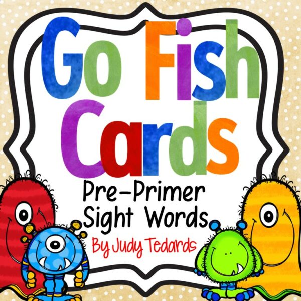 GO FISH {PrePrimer Words} Made By Teachers