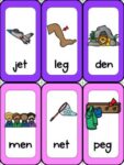 Short /e/ CVC Word family Bingo | Made By Teachers