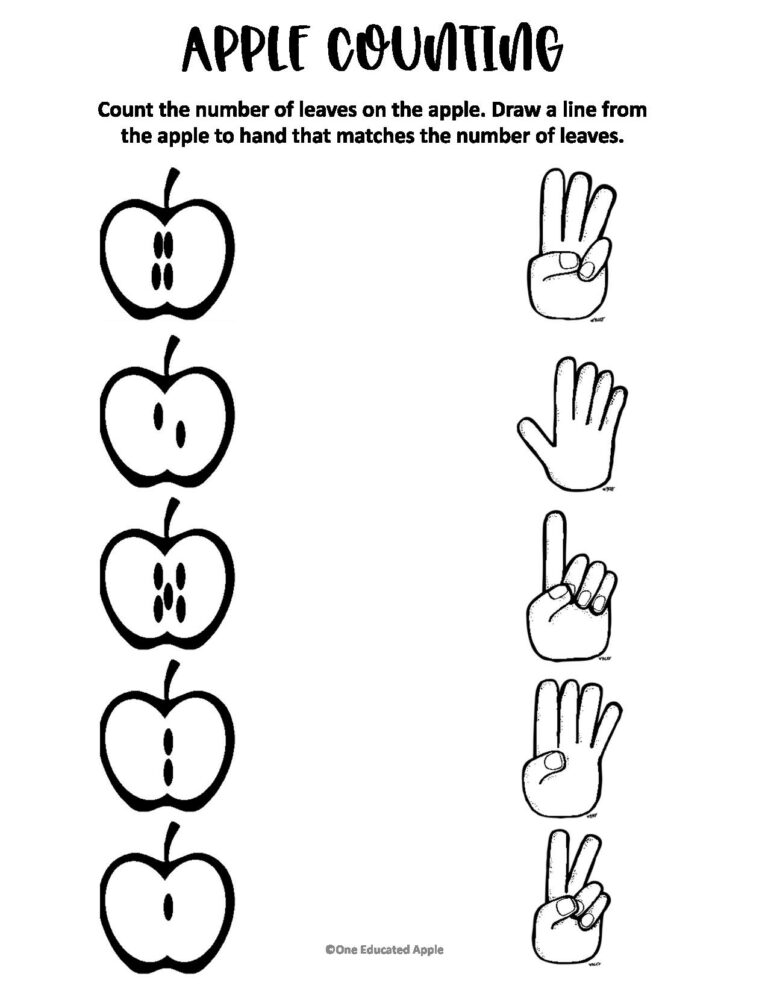 Apple Counting Made By Teachers Apple Counting Made By Teachers