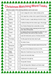 Christmas Mix and Match Puzzle Fun Activity | Made By Teachers