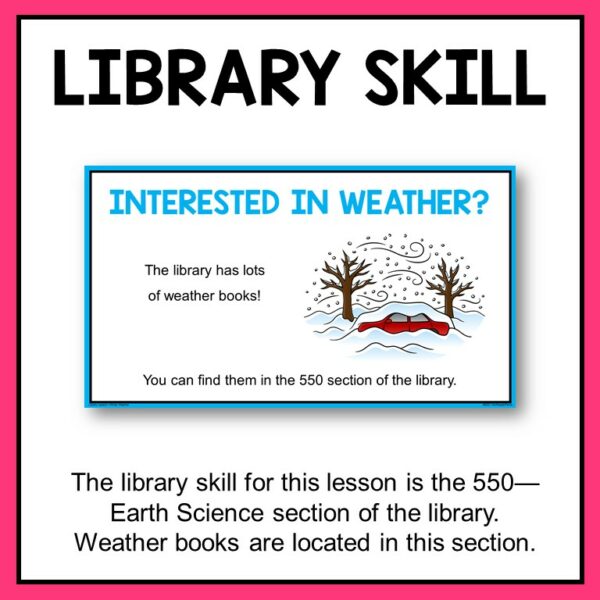 Winter Weather Library Lesson - Winter Vocabulary - Weather and Climate ...