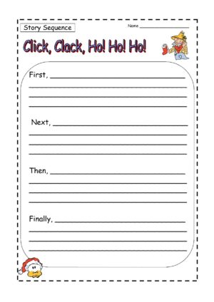 Click, Clack, Ho! Ho! Ho! Story Elements Sequence Retell Summarize ...